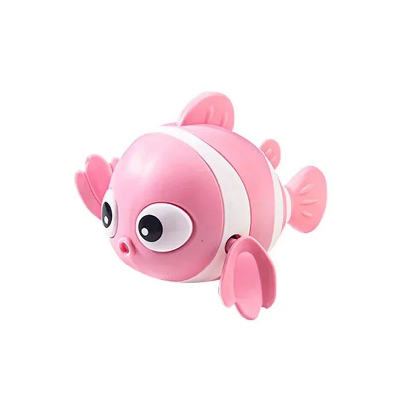 Floating Wind-Up Bath Fish Toys – Cute Clownfish for Toddlers and Babies