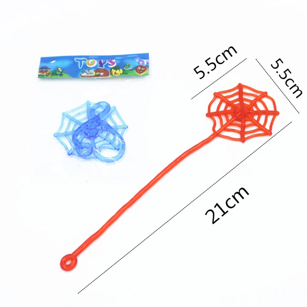 Stretchy Webs – Sticky Halloween Fun!