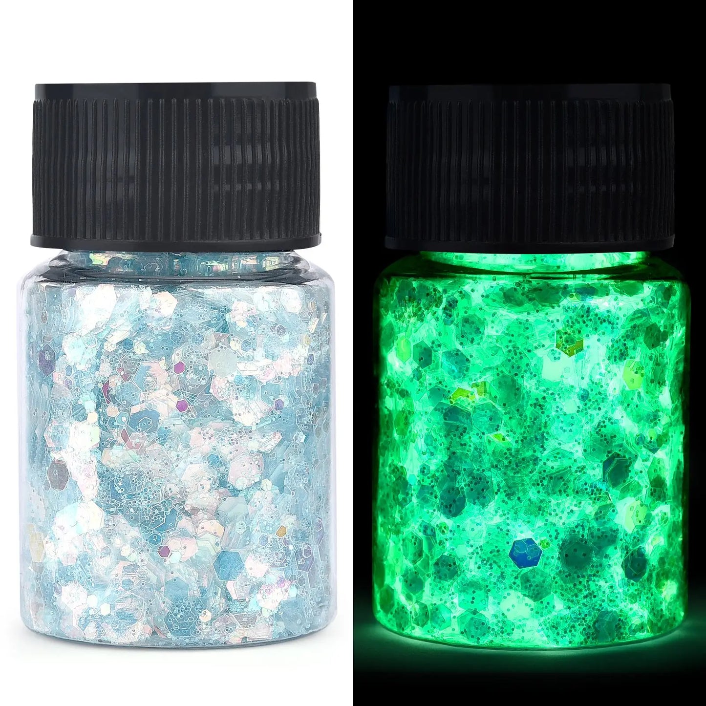 Luminous Hexagon Glitter – Sparkle that Shines Day and Night