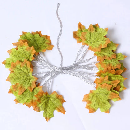 LED Leaf Garland Decoration – A Touch of Glow for Every Occasion!