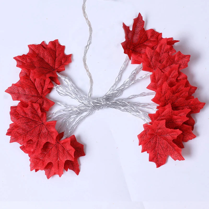 LED Leaf Garland Decoration – A Touch of Glow for Every Occasion!