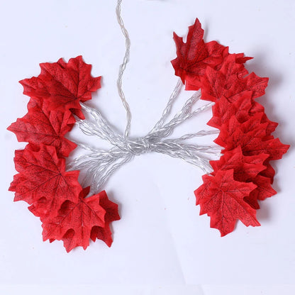 LED Leaf Garland Decoration – A Touch of Glow for Every Occasion!