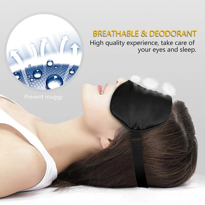 Luxury Mulberry Silk Eye Mask – Ultra-Soft Sleep Aid for Travel & Nighttime Comfort