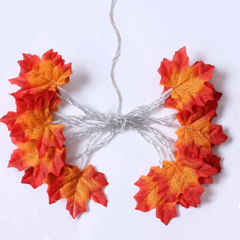 LED Leaf Garland Decoration – A Touch of Glow for Every Occasion!