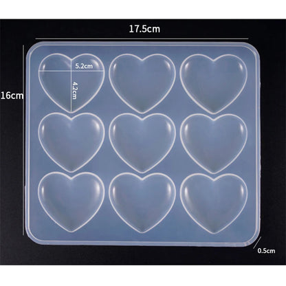 Heart-Shaped Silicone Mould – Add Love to Every Resin Creation