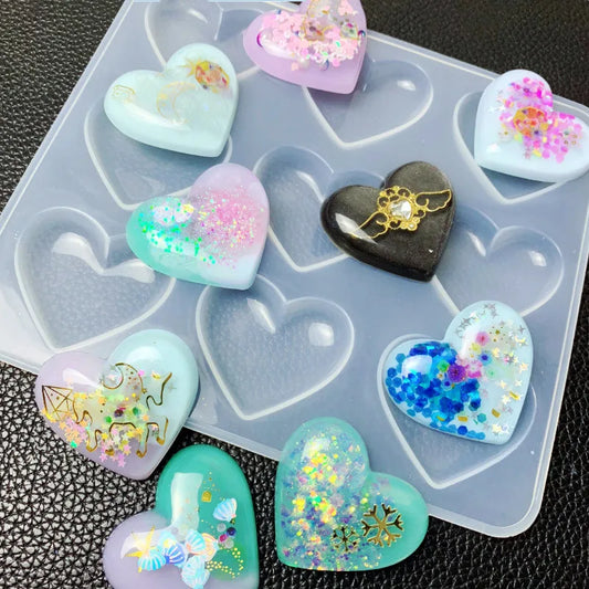 Heart-Shaped Silicone Mould – Add Love to Every Resin Creation