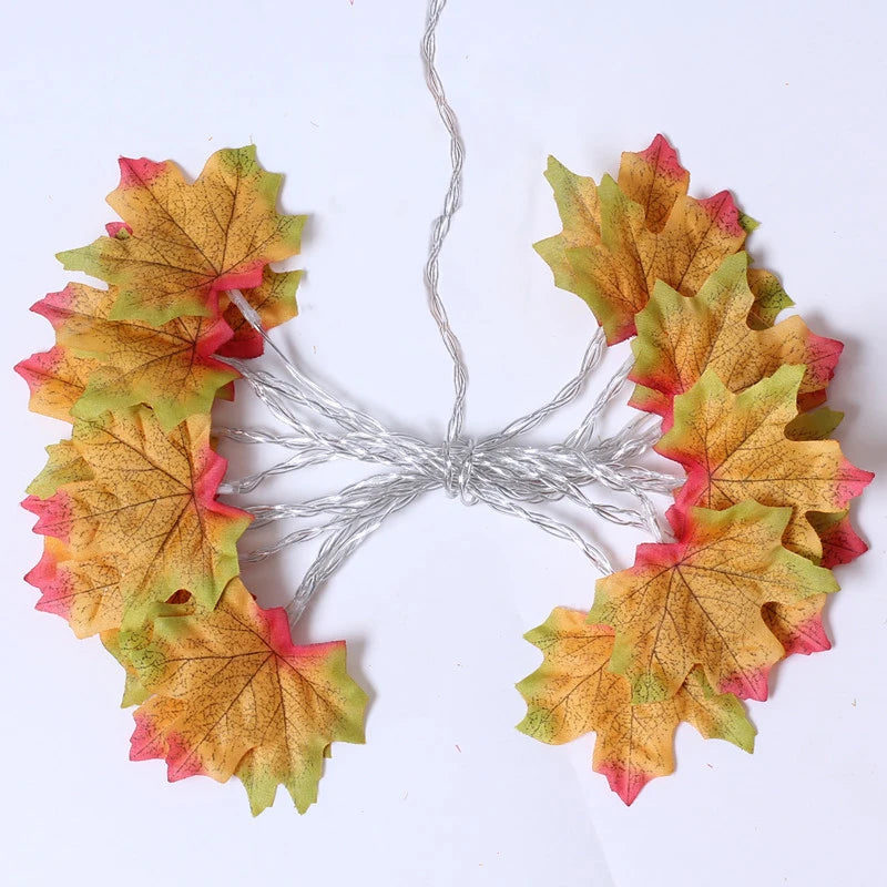 LED Leaf Garland Decoration – A Touch of Glow for Every Occasion!