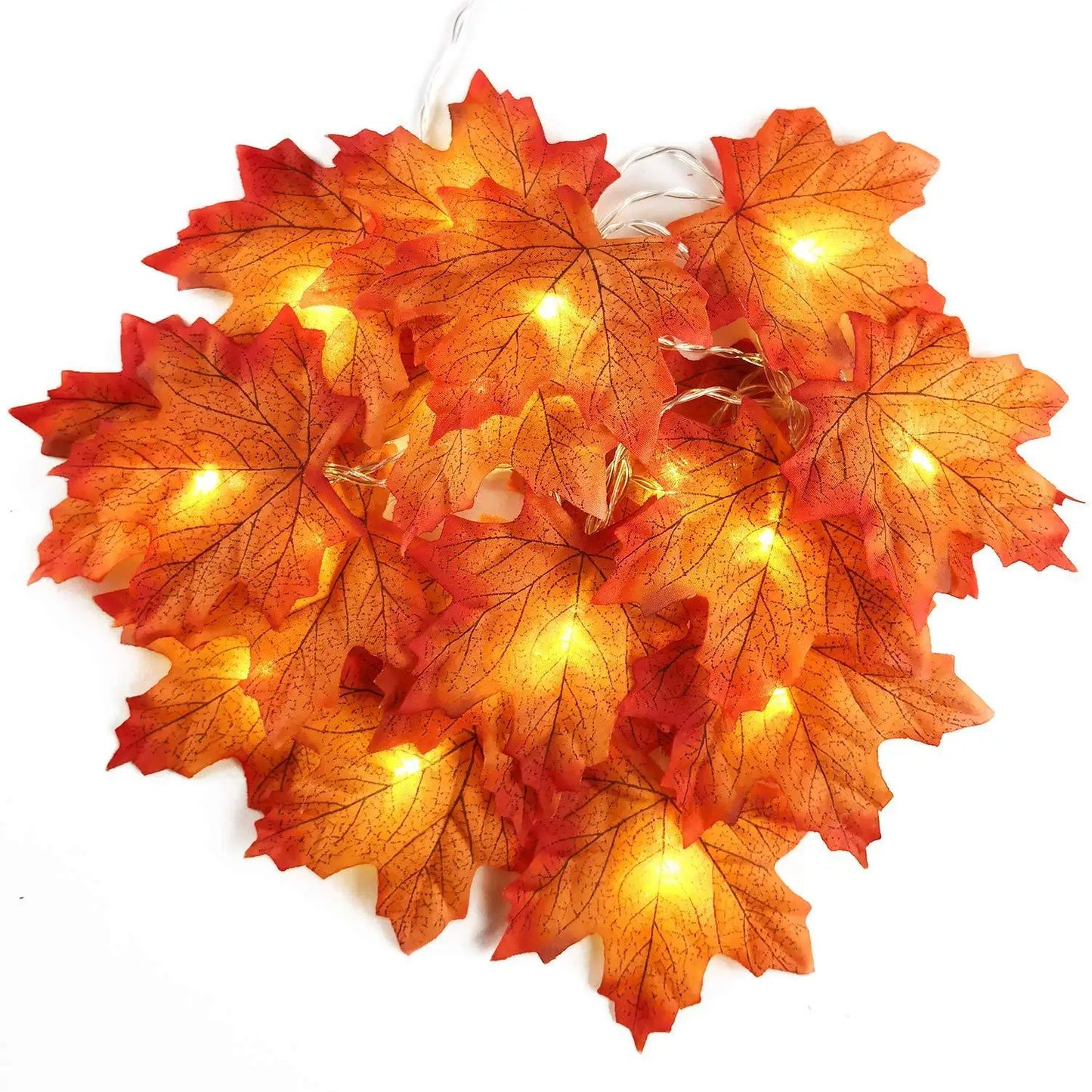 LED Leaf Garland Decoration – A Touch of Glow for Every Occasion!