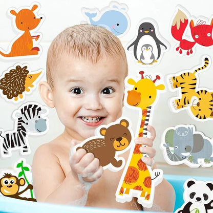 Floating Animal Bath Toys – Soft EVA Fun for Toddlers & Babies