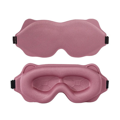 3D Memory Foam Sleep Mask – Soft Light-Blocking Eye Cover for Travel, Relaxation & Deep Sleep
