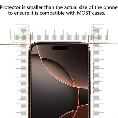 3-Pack 50000D Tempered Glass – Ultra-Protective Screen Guard for iPhone.