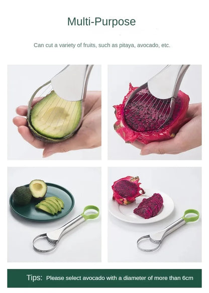 Stainless Steel Avocado Slicer – Clean, Quick and Elegant Prep.