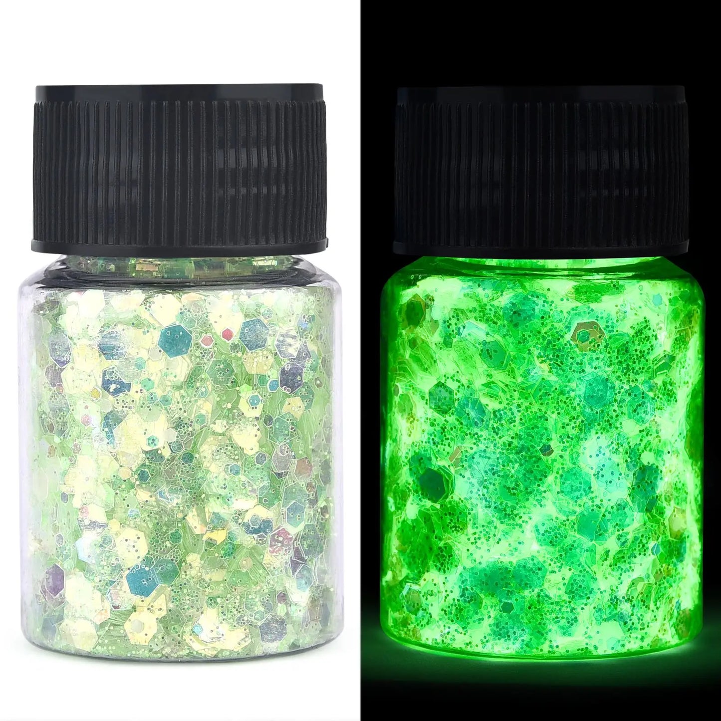 Luminous Hexagon Glitter – Sparkle that Shines Day and Night