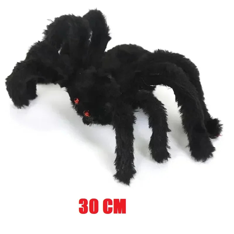 Giant Hairy Halloween Spider – Scary Outdoor Decoration for Haunted Scenes