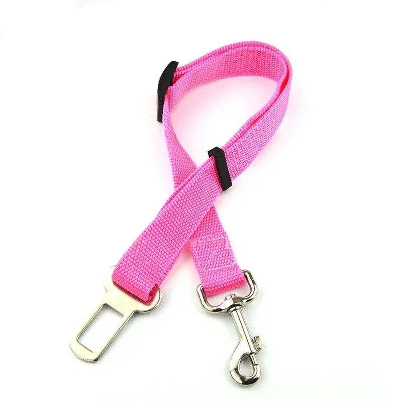 Adjustable Pet Car Seat Belt – Safety Harness Lead for Dogs & Cats