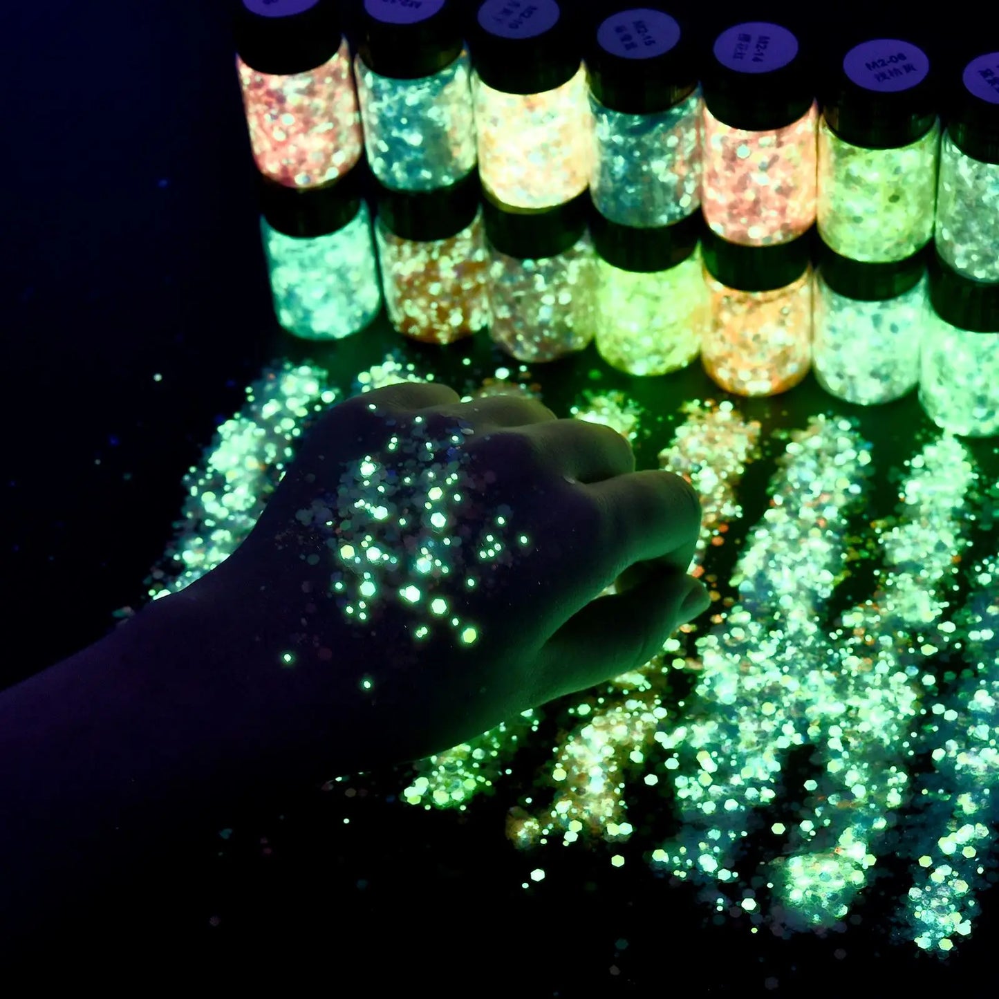 Luminous Hexagon Glitter – Sparkle that Shines Day and Night