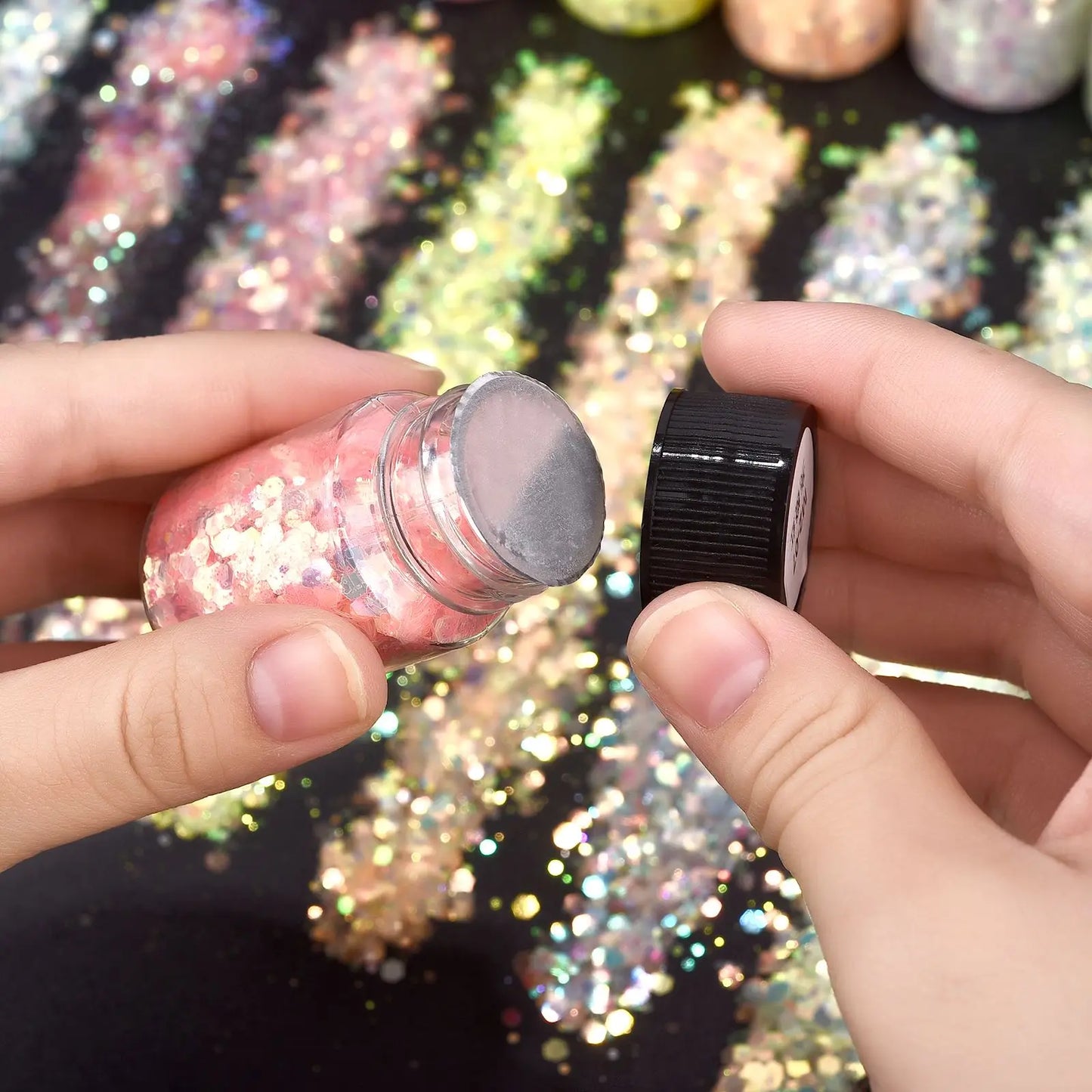 Luminous Hexagon Glitter – Sparkle that Shines Day and Night