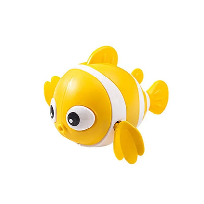 Floating Wind-Up Bath Fish Toys – Cute Clownfish for Toddlers and Babies