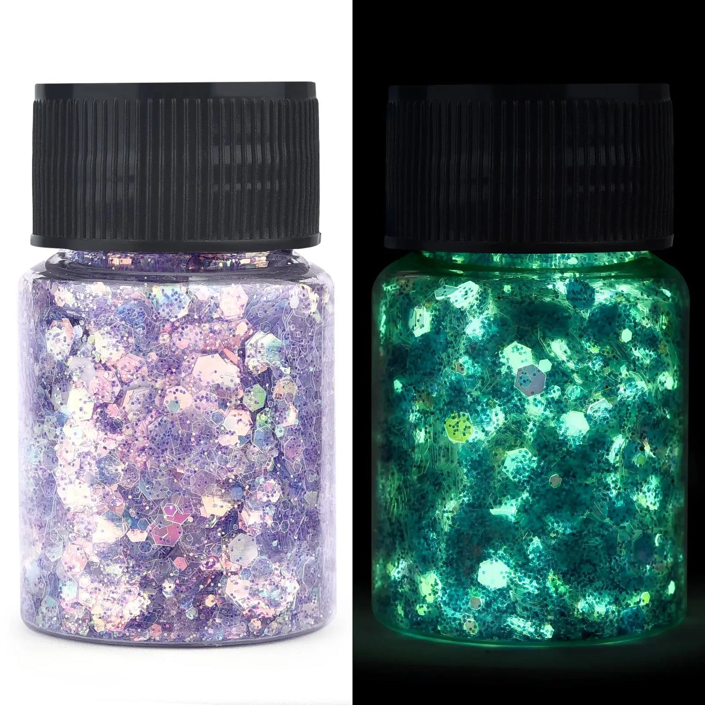 Luminous Hexagon Glitter – Sparkle that Shines Day and Night