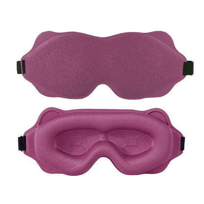 3D Memory Foam Sleep Mask – Soft Light-Blocking Eye Cover for Travel, Relaxation & Deep Sleep