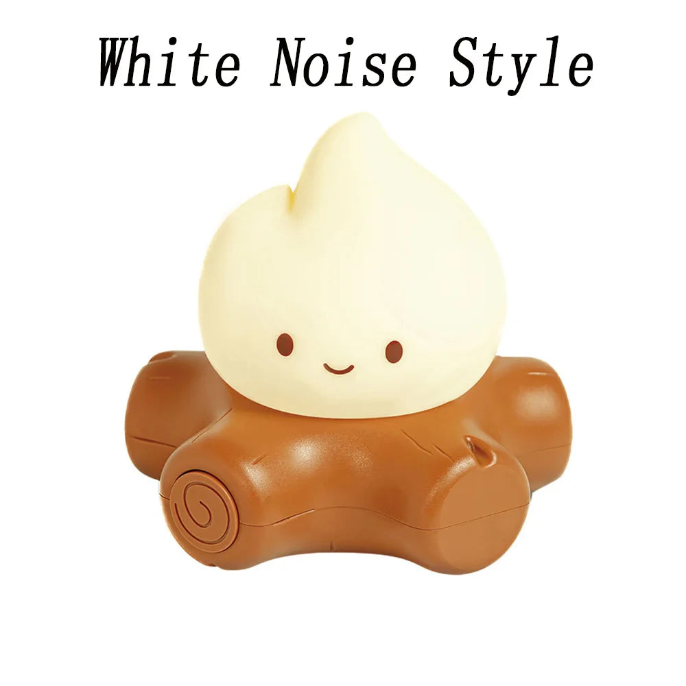 CosyGlow™ Dimmable LED Bedside Lamp – Cute, Rechargeable & Flame-Free Ambience