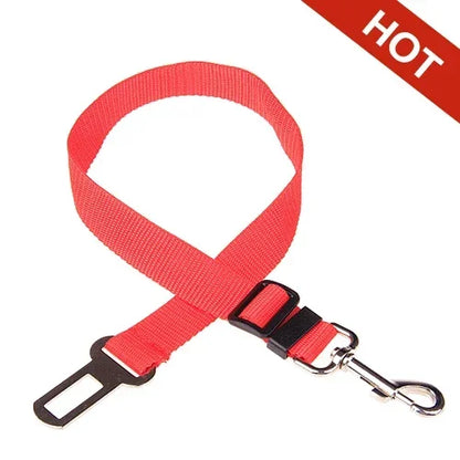 Adjustable Pet Car Seat Belt – Safety Harness Lead for Dogs & Cats