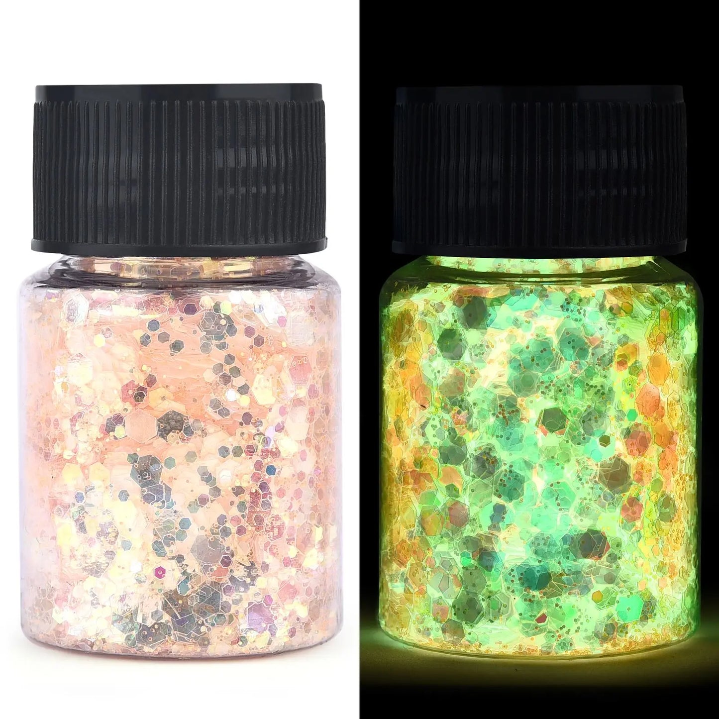 Luminous Hexagon Glitter – Sparkle that Shines Day and Night