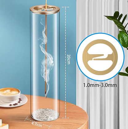 Modern Glass Incense Holder – Elegance and Calm in Every Whiff