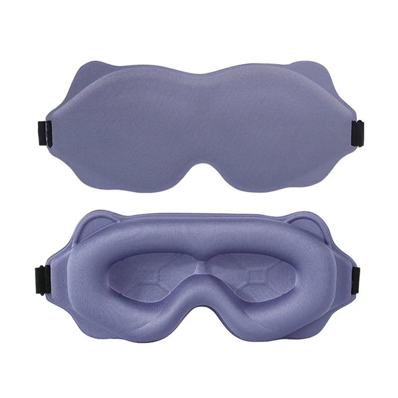 3D Memory Foam Sleep Mask – Soft Light-Blocking Eye Cover for Travel, Relaxation & Deep Sleep