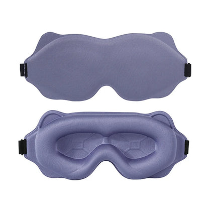 3D Memory Foam Sleep Mask – Soft Light-Blocking Eye Cover for Travel, Relaxation & Deep Sleep