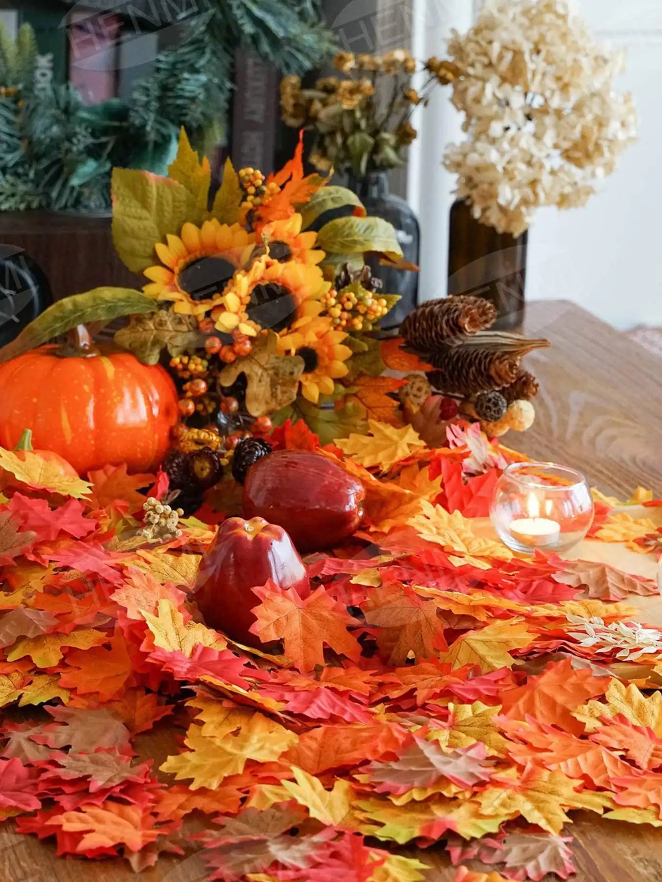 Artificial Silk Maple Leaves – A Natural Touch for Autumn and Festive Décor