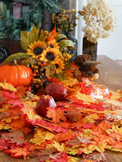 Artificial Silk Maple Leaves – A Natural Touch for Autumn and Festive Décor