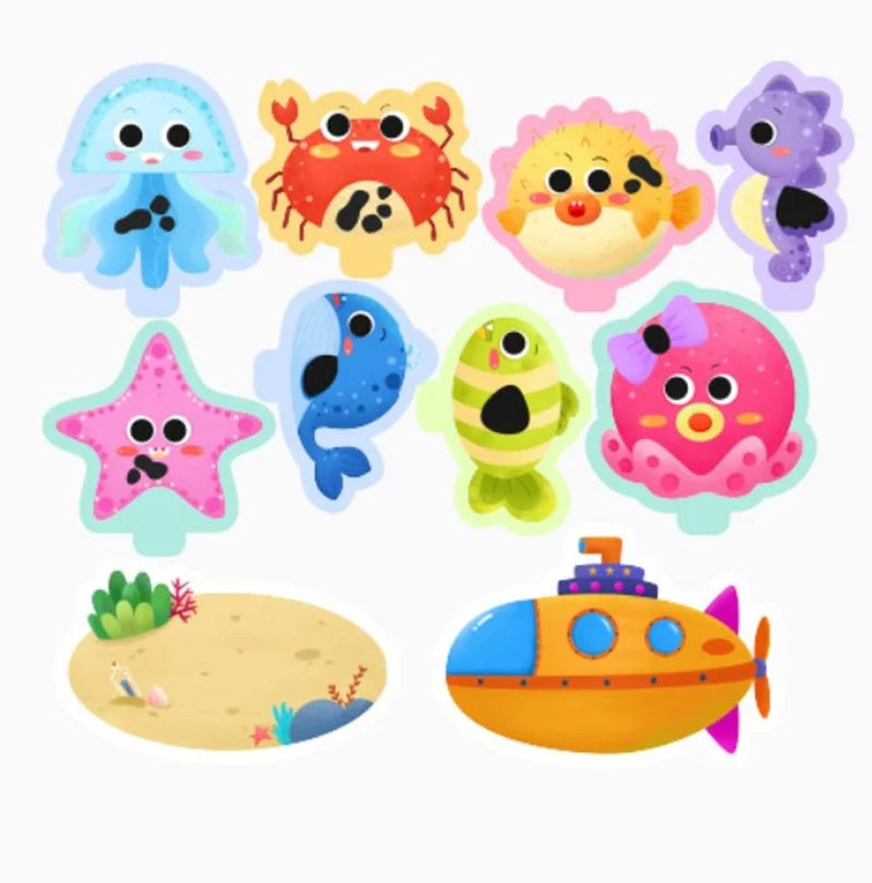 Floating Animal Bath Toys – Soft EVA Fun for Toddlers & Babies