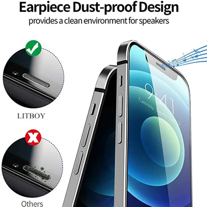 2x Tempered Glass Screen Protector for iPhone – Ultra Tough & Scratch-Resistant (Models 11 to 16)