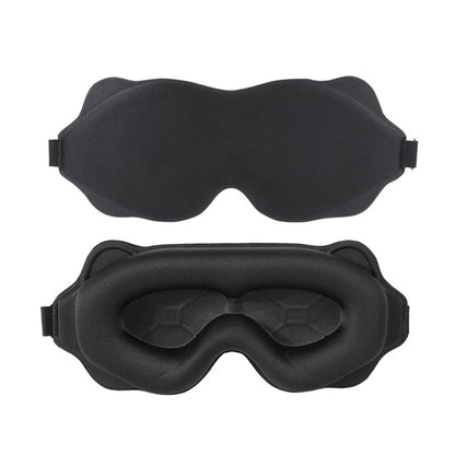 3D Memory Foam Sleep Mask – Soft Light-Blocking Eye Cover for Travel, Relaxation & Deep Sleep