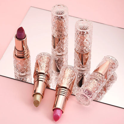 Shimmer Glow Lipstick – Long-Lasting Waterproof Glitter Lip Colour with Moisturising Finish