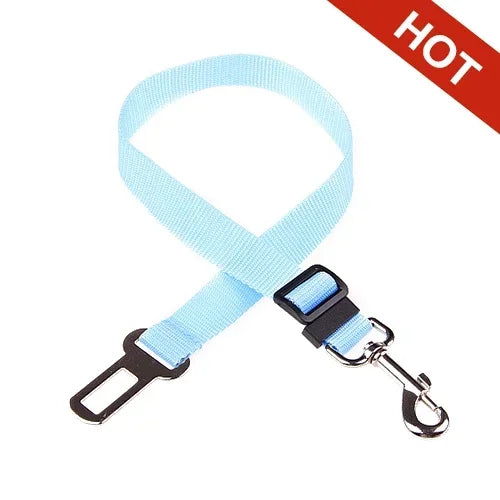 Adjustable Pet Car Seat Belt – Safety Harness Lead for Dogs & Cats