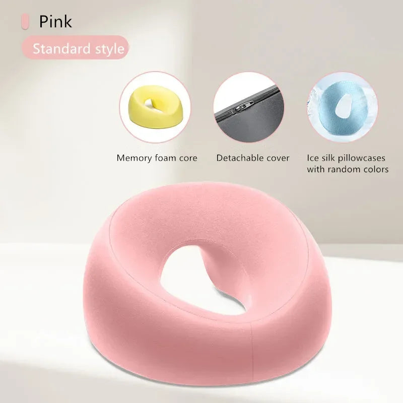 Ergonomic Face Support Pillow – Ultimate Comfort for Naps and Beauty Treatments