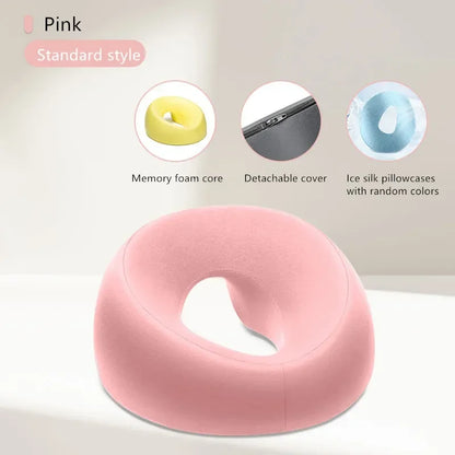 Ergonomic Face Support Pillow – Ultimate Comfort for Naps and Beauty Treatments