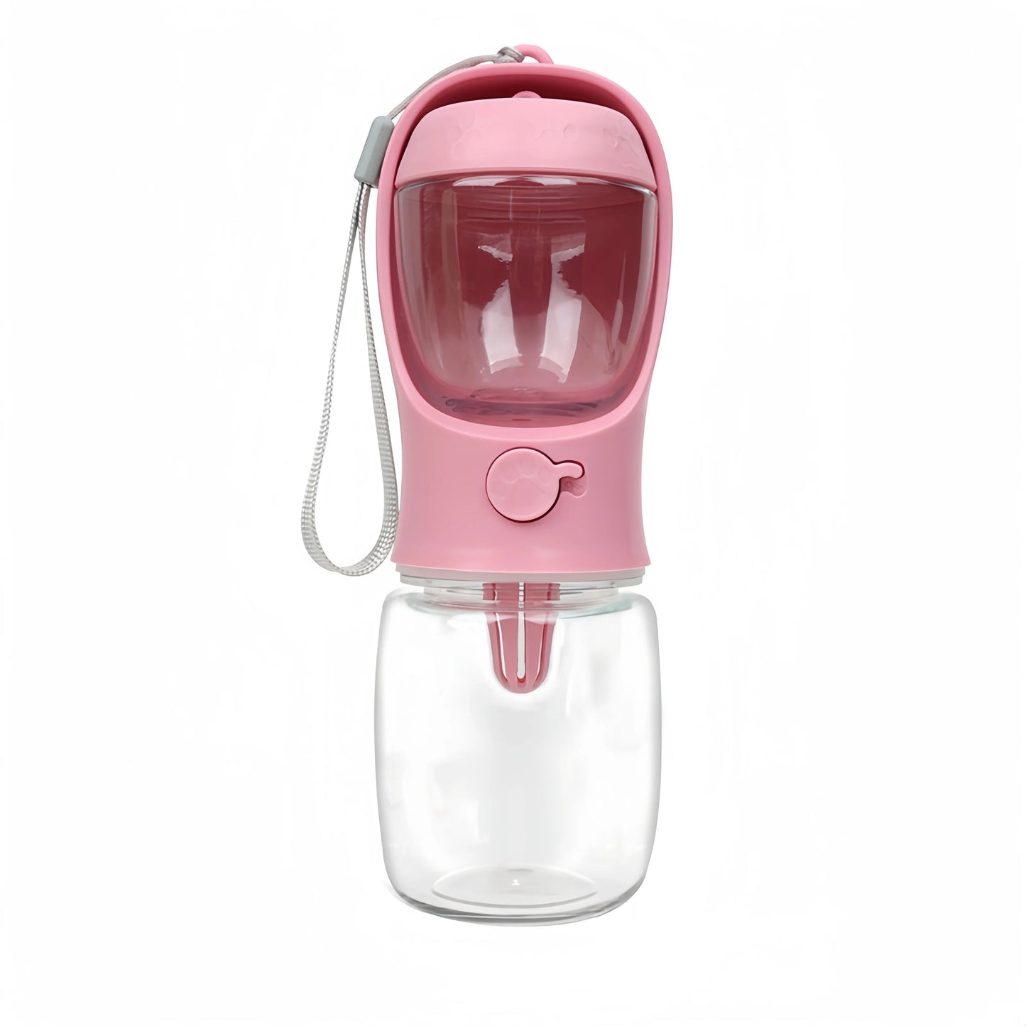 2-in-1 Portable Pet Water Bottle with Food Storage – Leakproof Travel Feeder for Dogs & Cats
