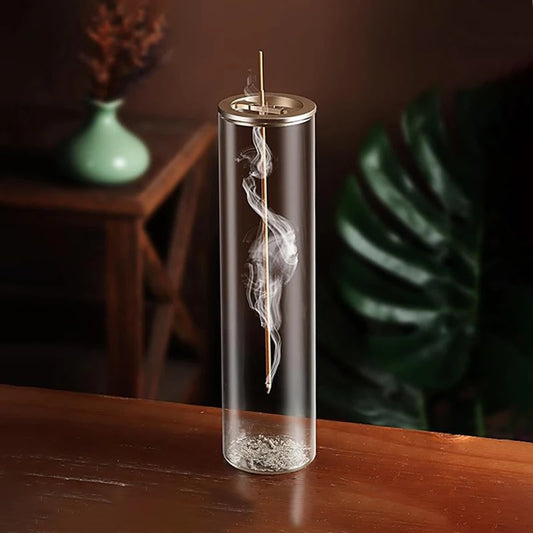 Modern Glass Incense Holder – Elegance and Calm in Every Whiff