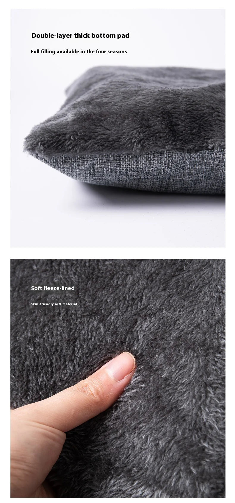 Snug Triangle Cat House – Soft Fleece Indoor Nest for Deep Sleep & Comfort