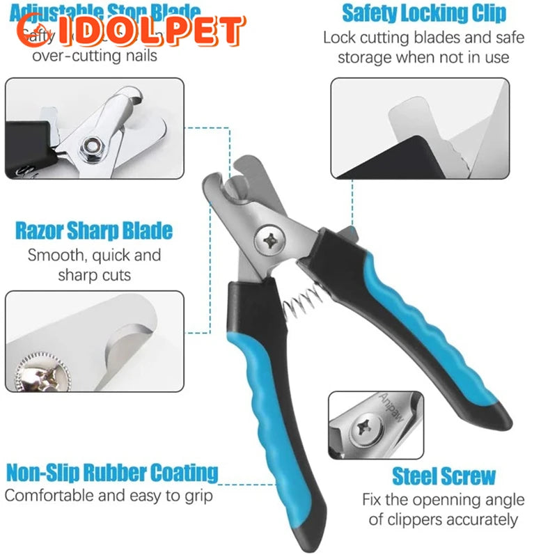 Professional Pet Nail Clipper – Precision Grooming with Safety Guard