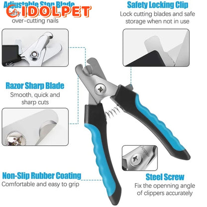 Professional Pet Nail Clipper – Precision Grooming with Safety Guard