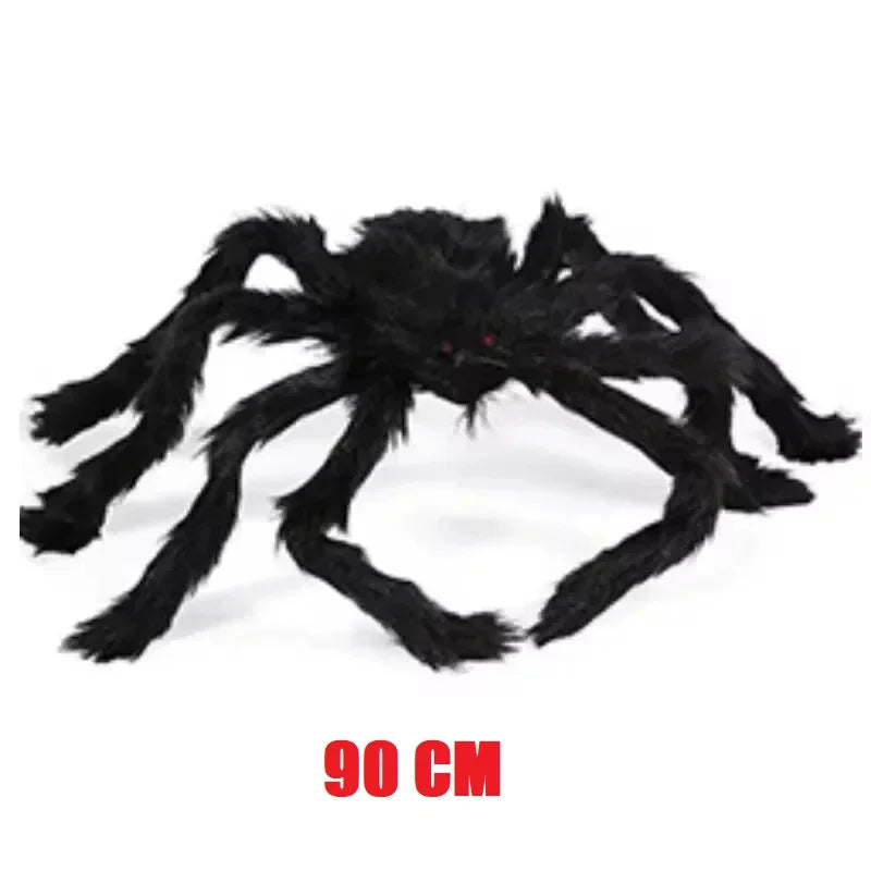 Giant Hairy Halloween Spider – Scary Outdoor Decoration for Haunted Scenes