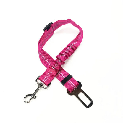 Adjustable Pet Car Seat Belt – Safety Harness Lead for Dogs & Cats