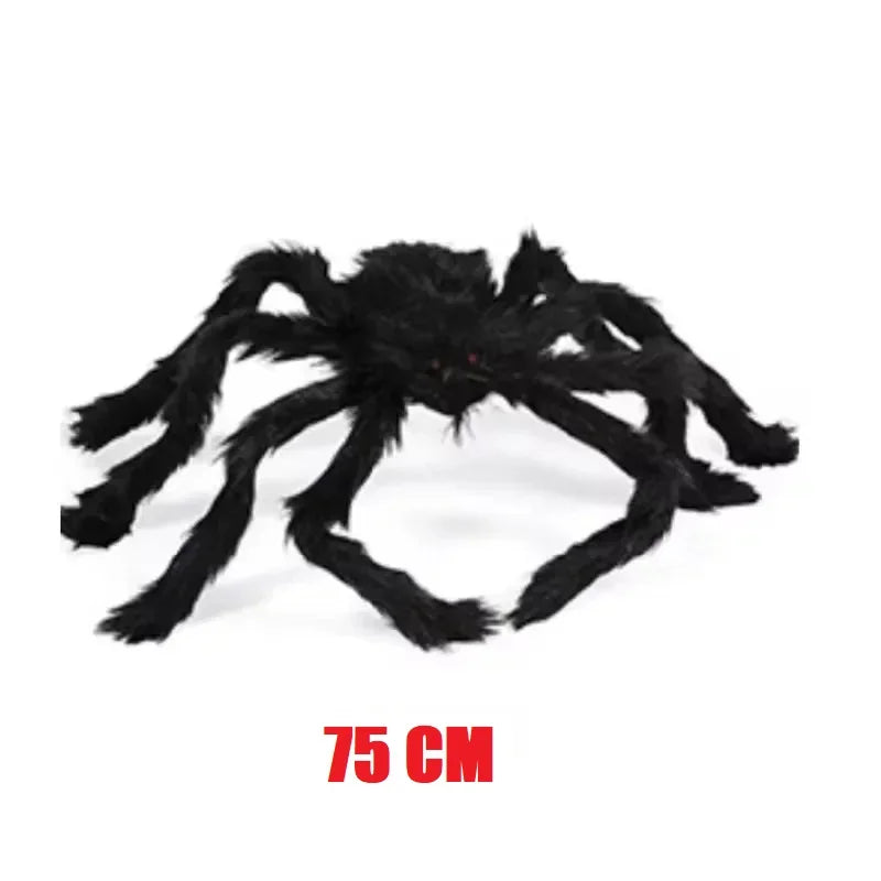 Giant Hairy Halloween Spider – Scary Outdoor Decoration for Haunted Scenes