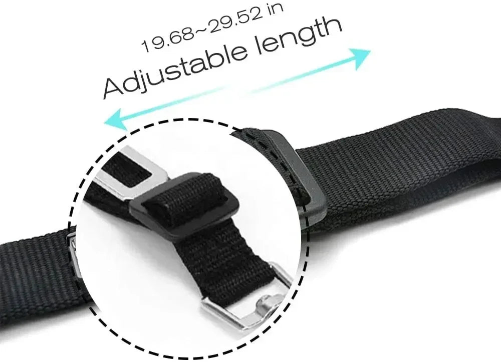 Adjustable Pet Car Seat Belt – Safety Harness Lead for Dogs & Cats