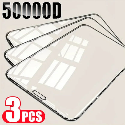 3-Pack 50000D Tempered Glass – Ultra-Protective Screen Guard for iPhone.