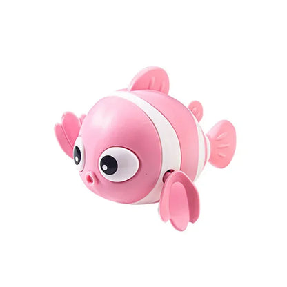 Floating Wind-Up Bath Fish Toys – Cute Clownfish for Toddlers and Babies